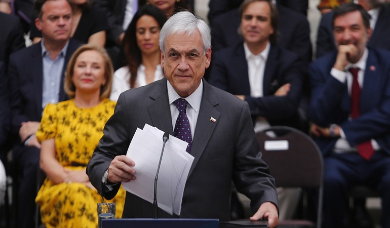  Declaran admisible querella contra Presidente Piñera por delitos de lesa humanidad