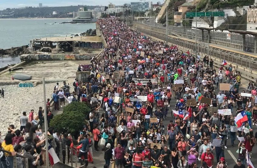  Mesa Social de Valparaíso anuncia protestas para inicio de clases en marzo